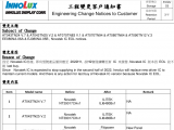 群創(chuàng)4.3寸 7寸8寸 9寸系列液晶屏因IC停產(chǎn)作變更